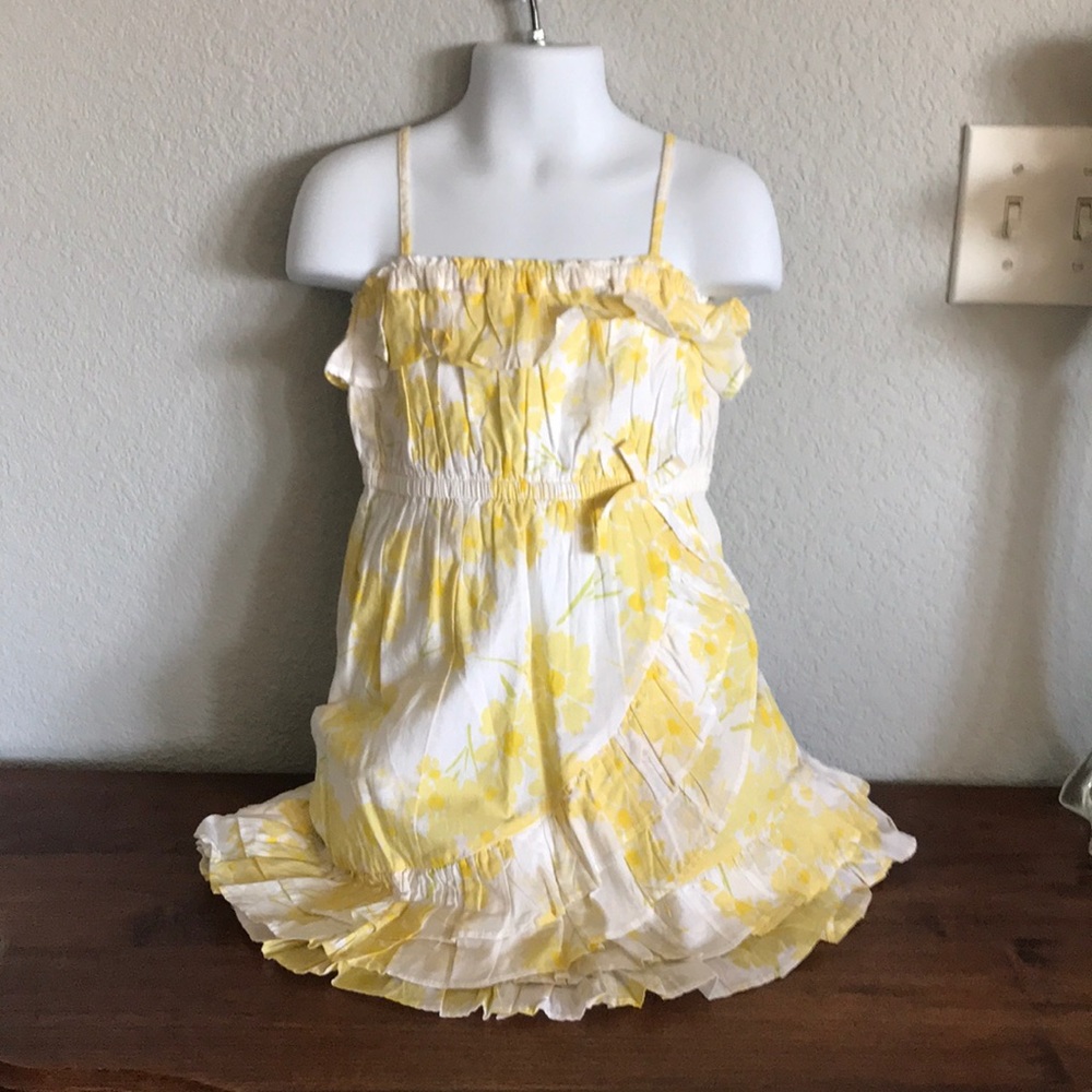 NWT White and yellow summer dress